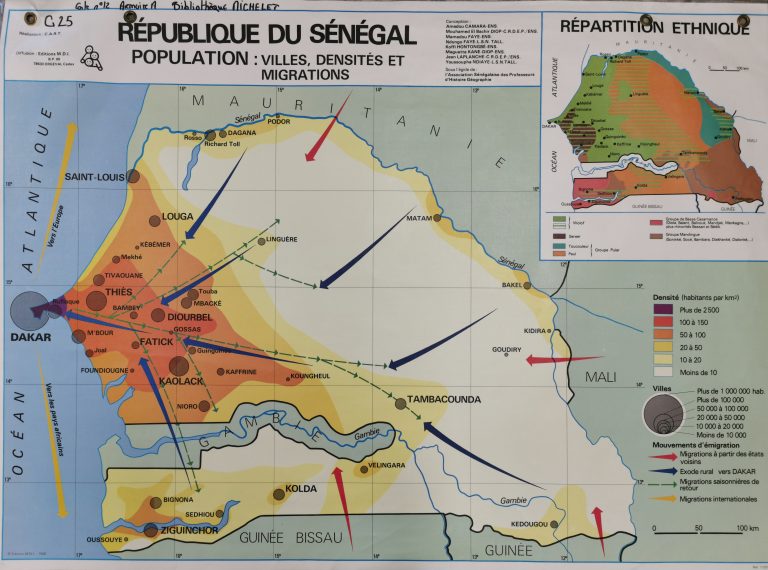 A10(1) République du Sénégal population, ville, densités et migrations