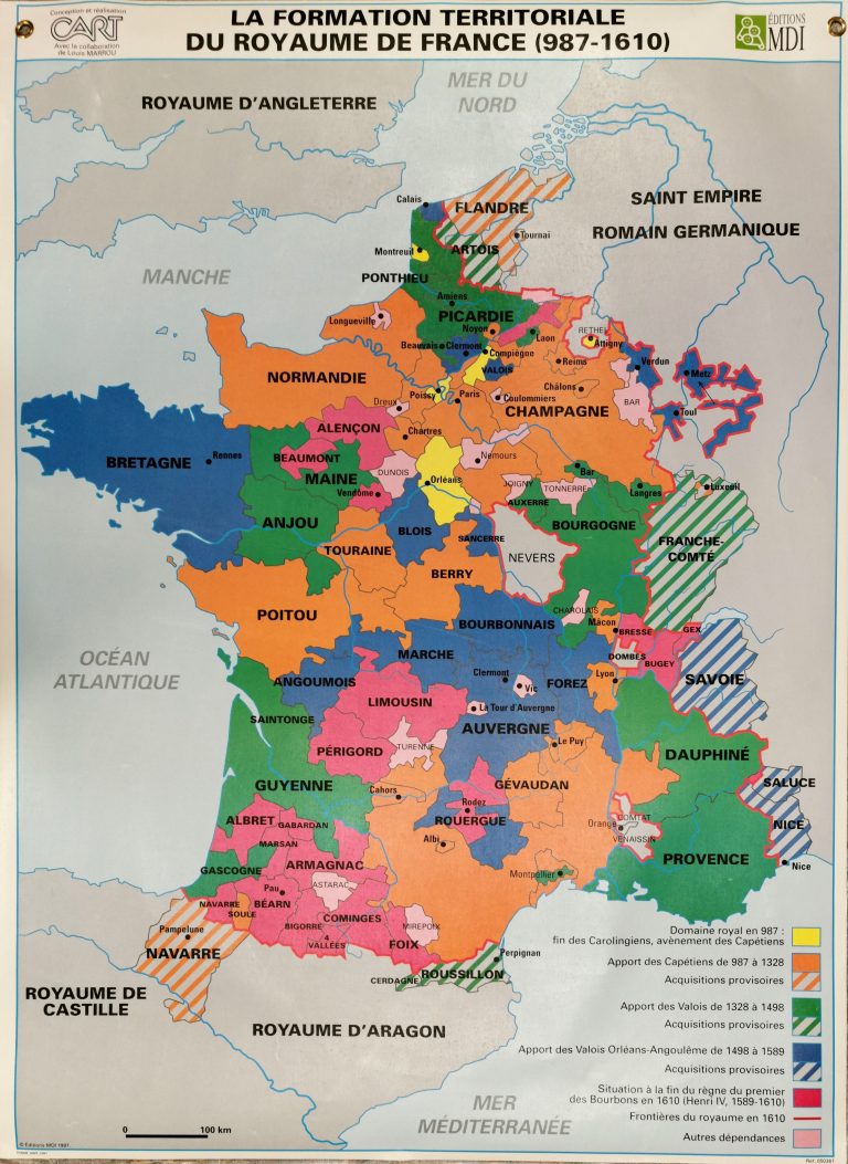 B4(1) La formation territoriale du Royaume de France (987-1610)