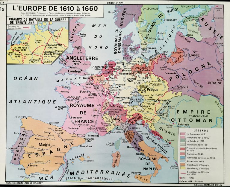 C10(1) L'Europe de 1610 à 1660.