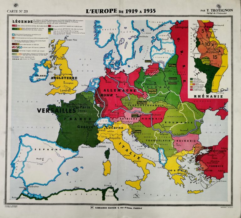 D10(2) L'Europe en 1919 à 1935.