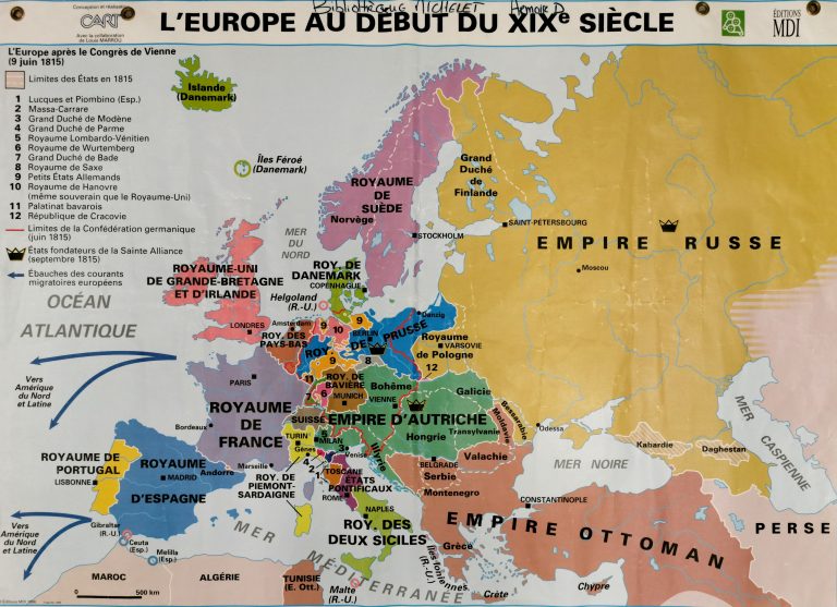 D3(1) L'Europe au début du XIXe siècle