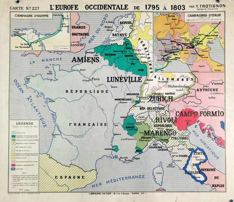 D4(4) L'Europe occidentale de 1795 à 1803