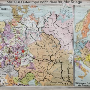 Mitteleuropa nach dem 30 jähr. kriege (1660).