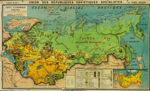 Union des républiques soviètiques socialiste carte économique industrie